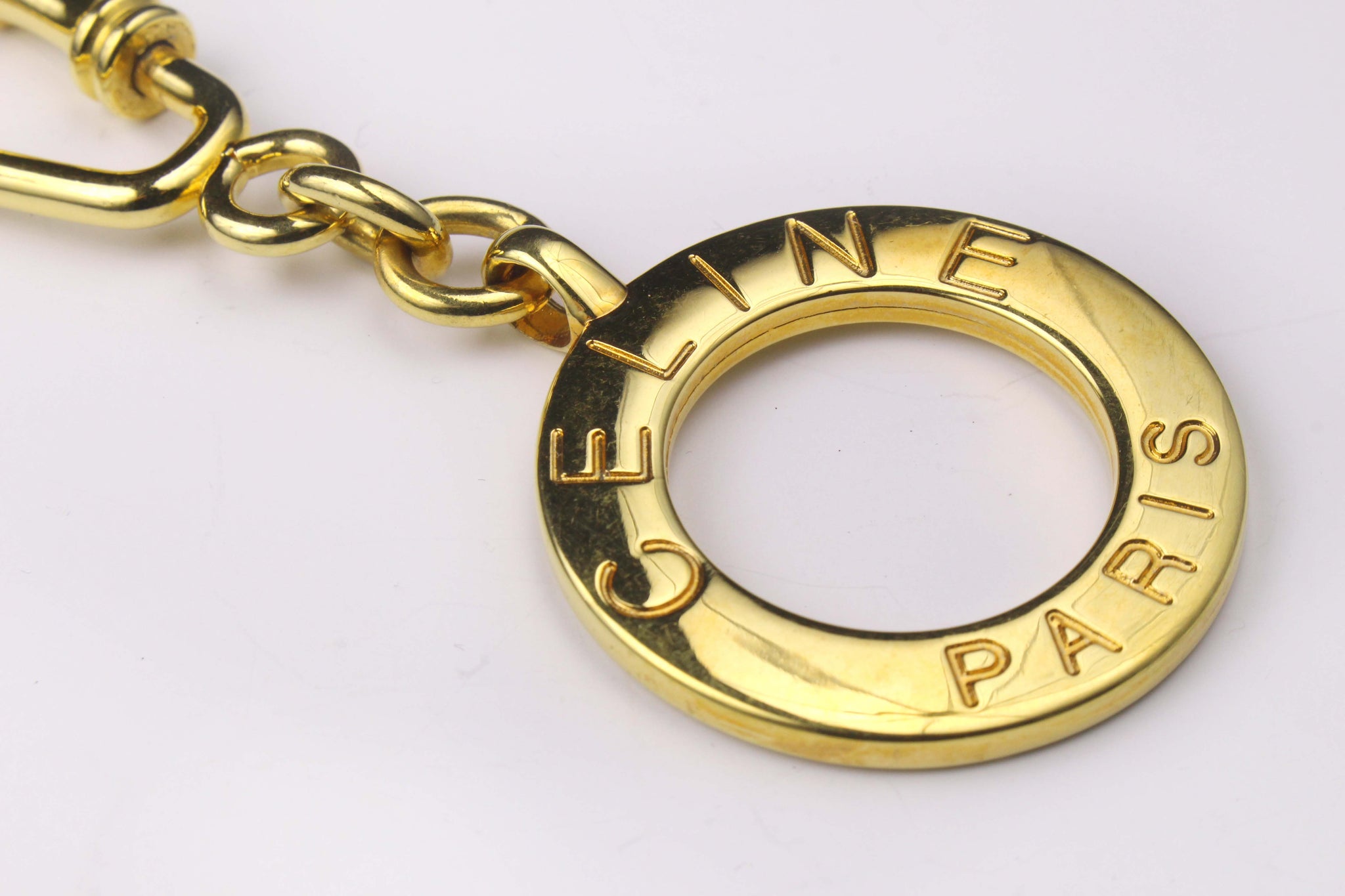 CELINE PARIS disc key-ring bag charm – Vintage Carwen