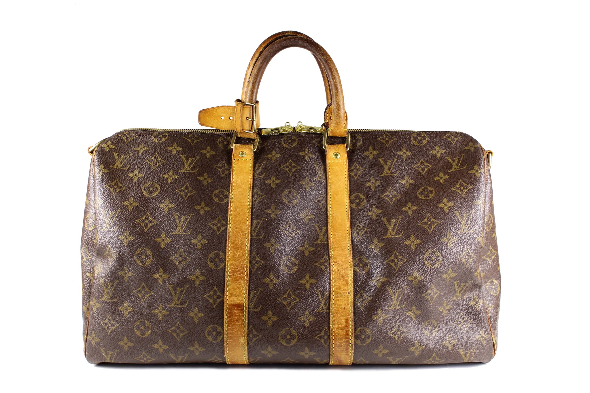 LOUIS VUITTON vintage brown monogram travel bag  Loop Generation