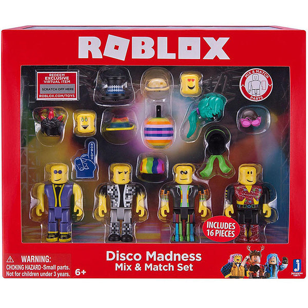 Roblox Disco Madness Multipack 4 Figuras Koala Tienda Online - roblox set 6 figuras