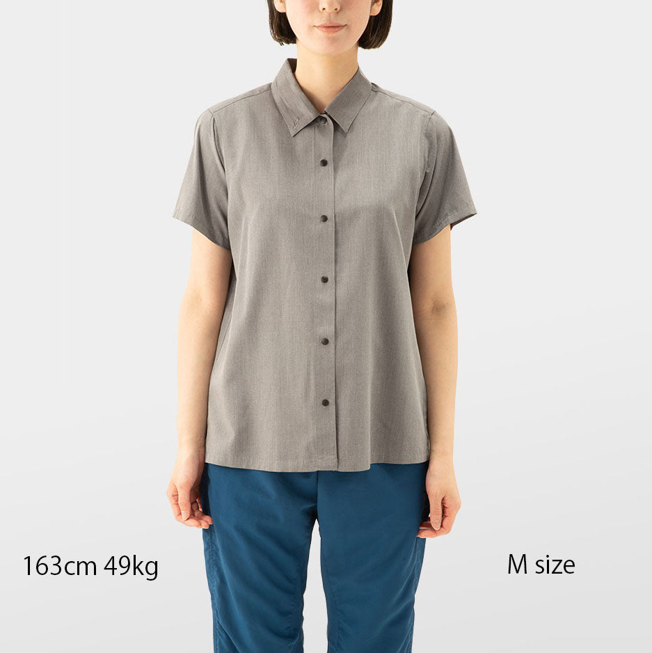 美品】山と道UL Short Sleeve Shirt レディースSサイズ-