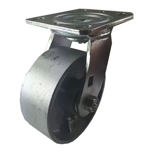 5" x 2"  Steel Wheel Caster - Swivel