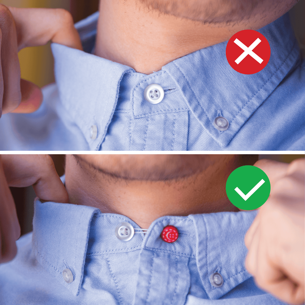 HOW TO: Extend Your Dress Shirt's Collar With Cochic's Collar Extender 