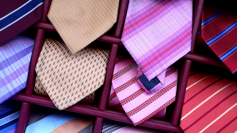 elegant silk neckties