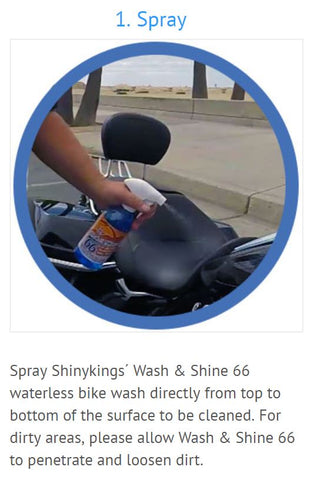 Shinykings Wash & Shine 66 Step #1