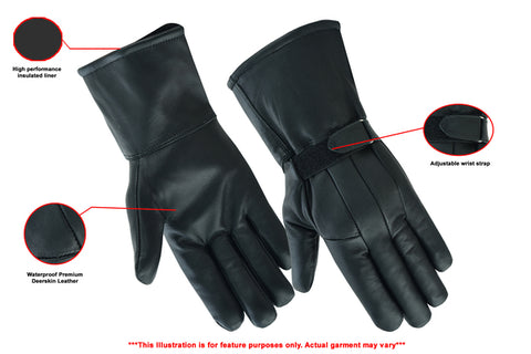 Daniel Smart Mfg. DS75 deerskin touring glove features.