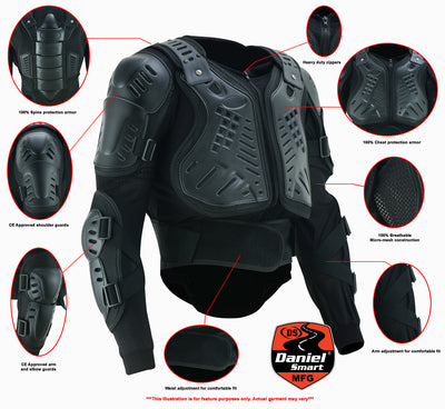 Daniel Smart Mfg. full protection motorcycle armor jacket