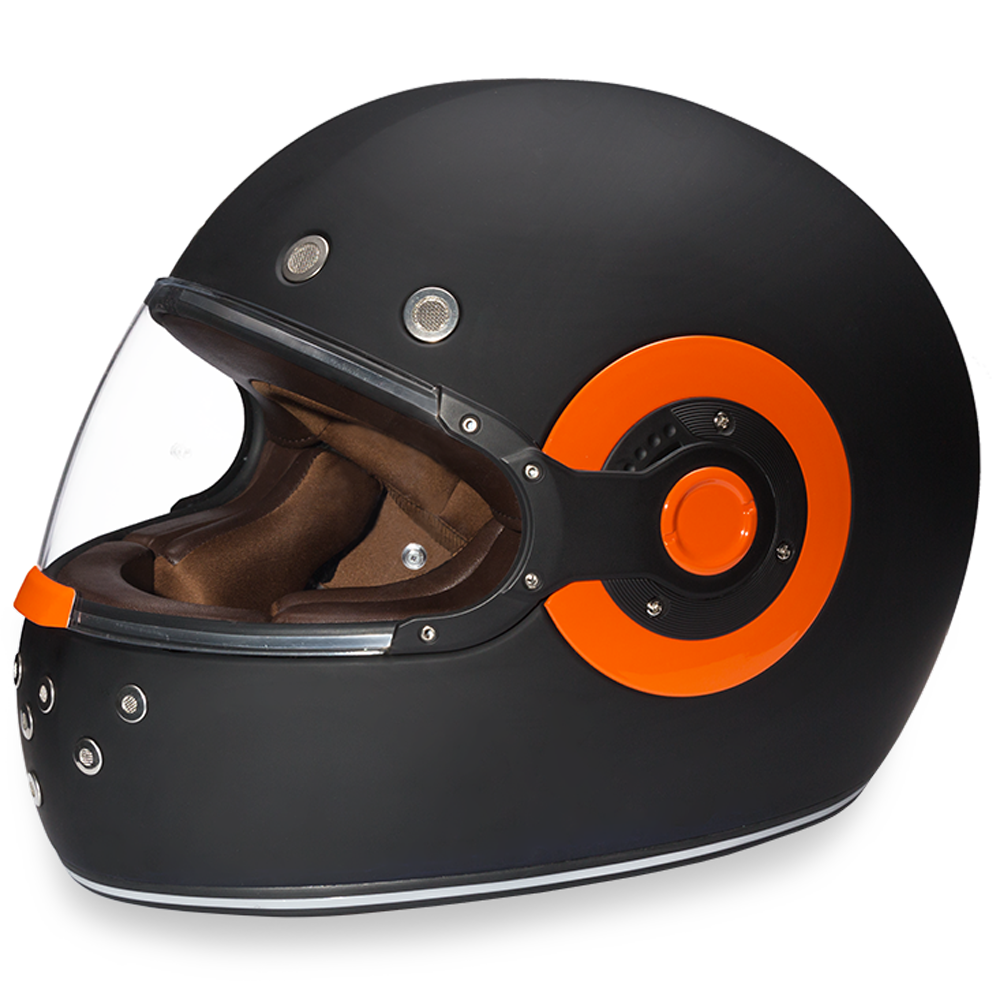 retro motorcycle helmet full face