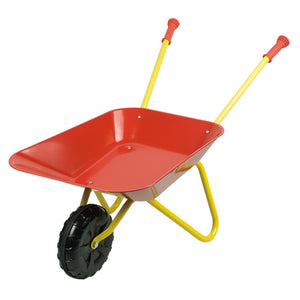 kids metal wheelbarrow