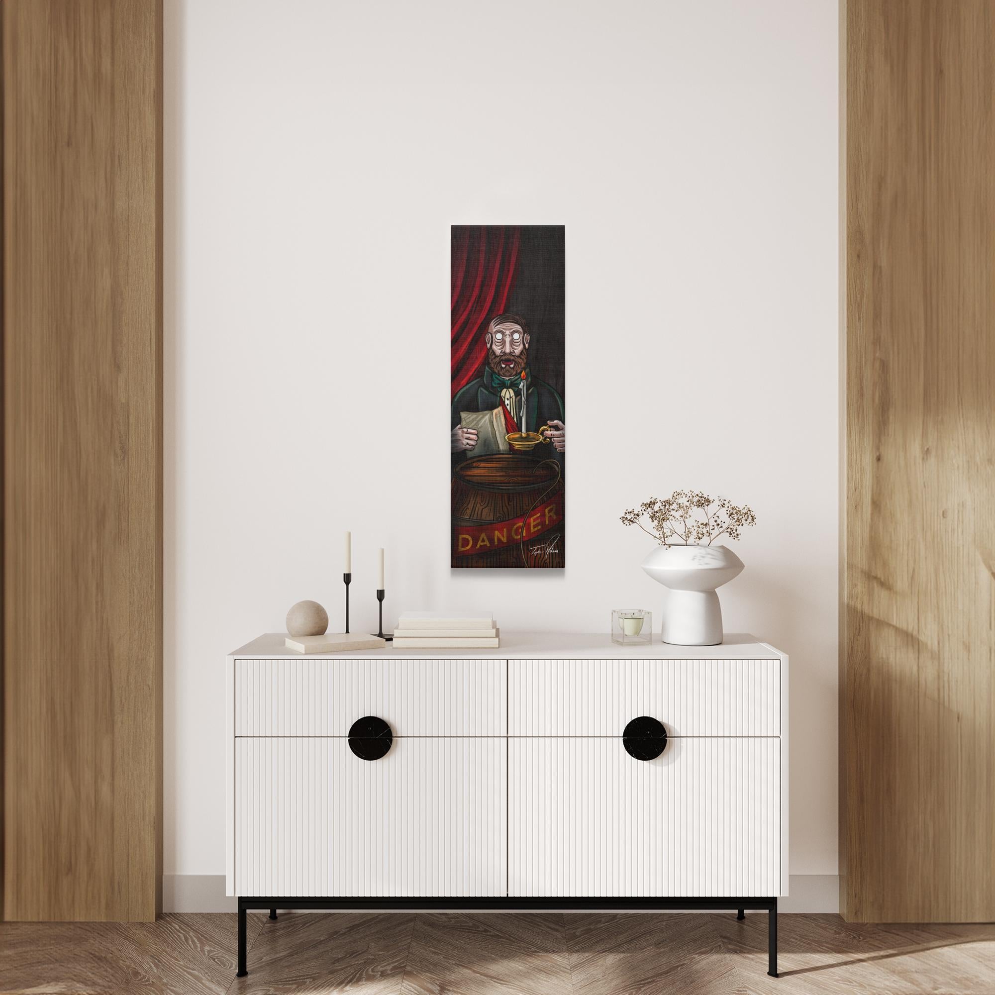 Dynamite illustration Canvas Wraps by Topher Adam