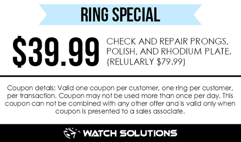 Ring Repair and Cleaning Coupon