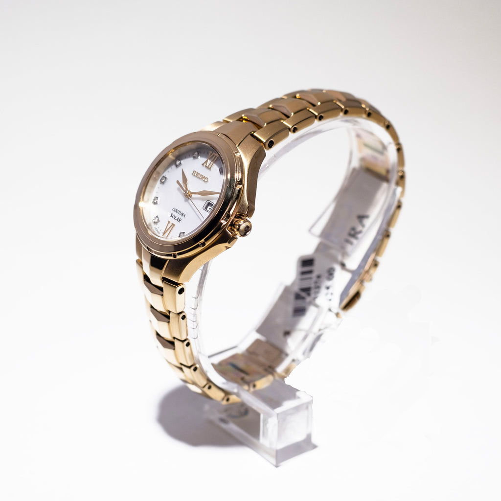 Seiko Women's Gold Coutura Diamond Dial | Watch Solutions