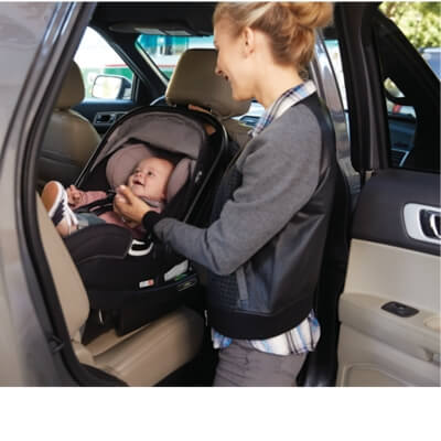 where does infant car seat go in car