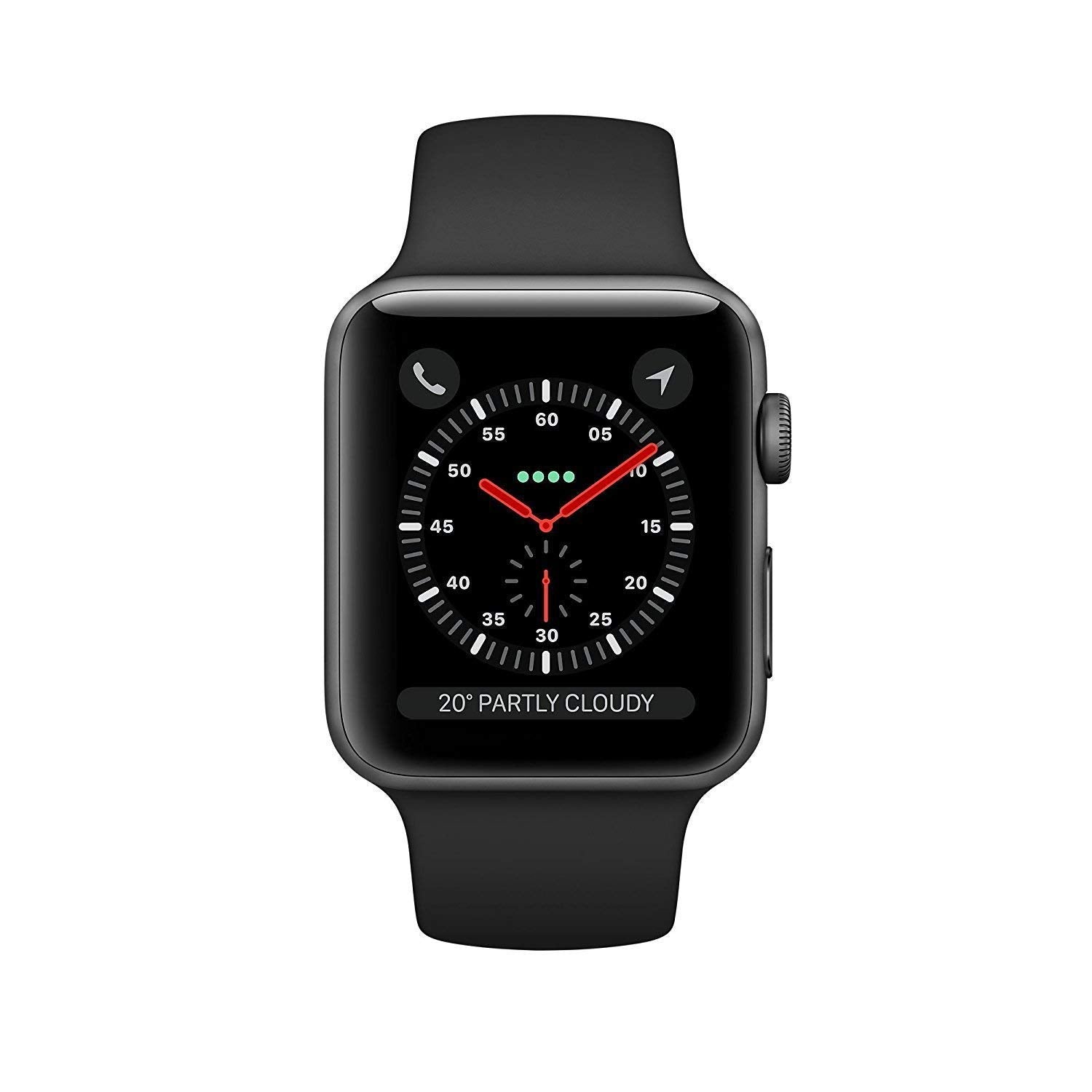 apple watch gen 3 series 3 38mm space gray aluminum