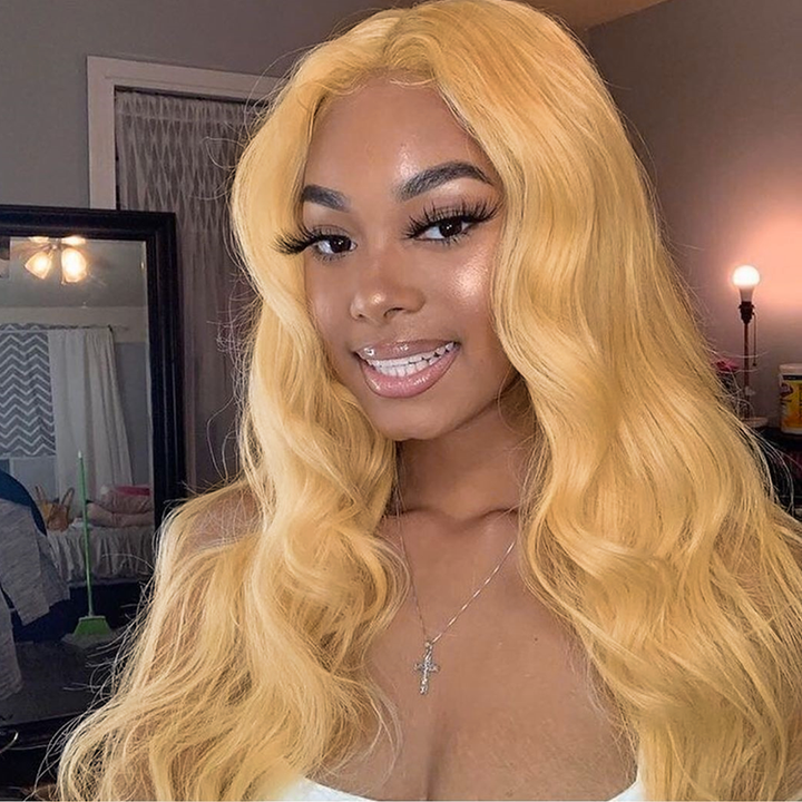 CEXXY HAIR #27 COLORED HUMAN HAIR LACE WIG BODY WAVE