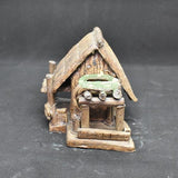 Miniature Ceramic Bamboo Farm House - C&J Gardening Center