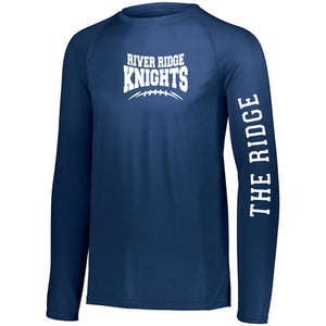 RR-FB-608-13 Team 365 Men's Zone Performance Long-Sleeve T-Shirt - The Ridge Logos