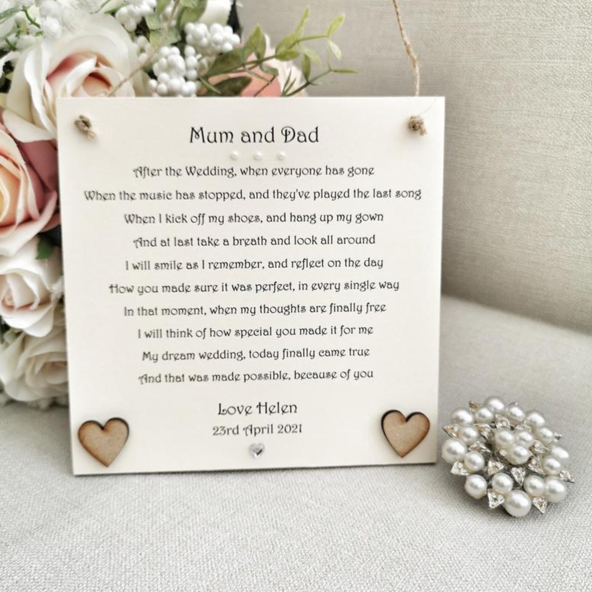 gift for bride with deceased father