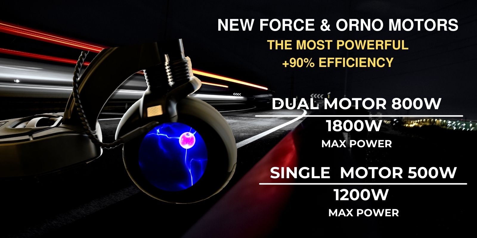 Mercane FORCE | Ultra Powerful Dual & Single Motor | Ecosmart Riders