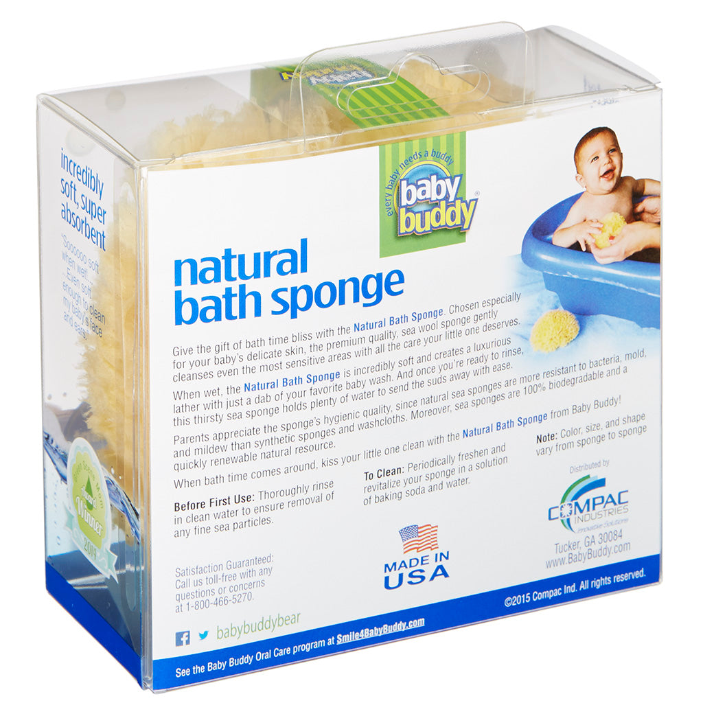 how to clean baby bath sponge