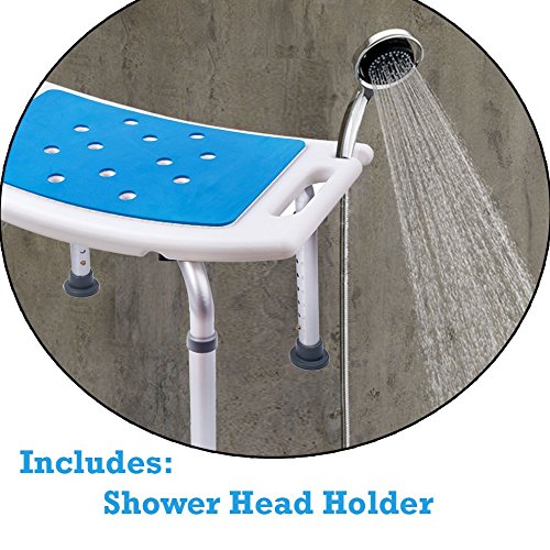 Shower Chair With Padded Seat Shower Seat For Seniors With Back