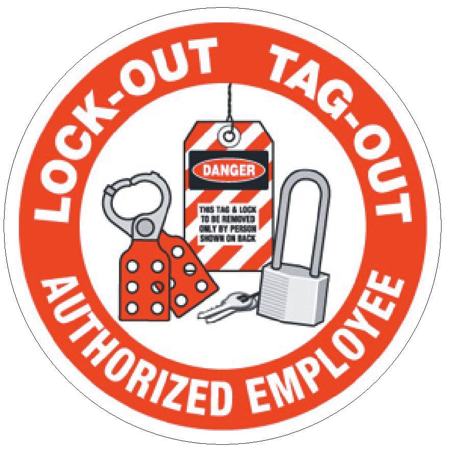 Lock Out Tag Out Authorized Hard Hat Sticker – Veteran Safety Solutions