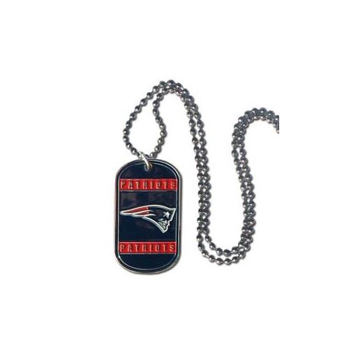 new england patriots dog tag