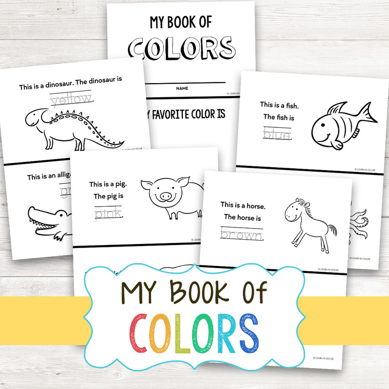 My Book of Colors - English & Spanish – Learn in Color