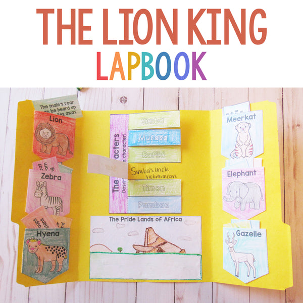 The Lion King Lapbook Grades: 2-4 – Learn in Color