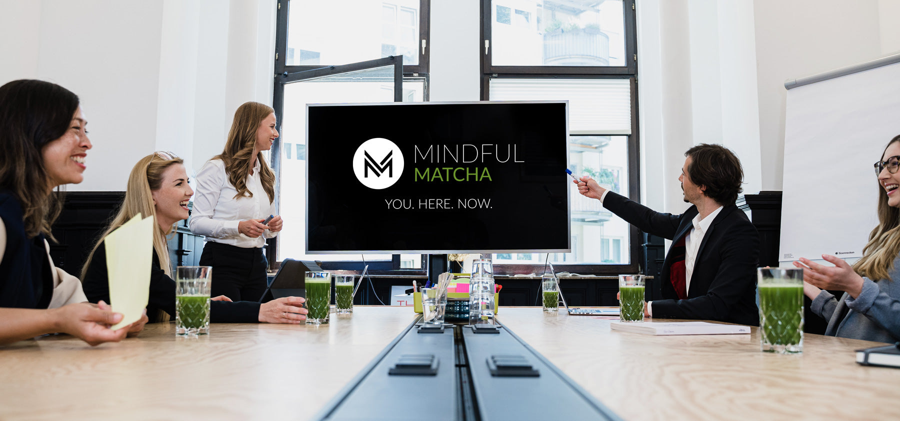 Virtuelles Teamevent mit Mindful Matcha