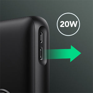 Charmast 20000mAh Wireless Power Bank (15W Max), 18W PD & QC 3.0 Portable  Charger with 3 Inputs & 4 Outputs USB C Battery Pack Compatible with  iPhone, Samsung, Tablet and More: Buy