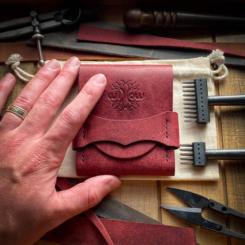 Handmade Leather Wallet - Italian Badalassi Carlo Pueblo – Ross Hugo Leather