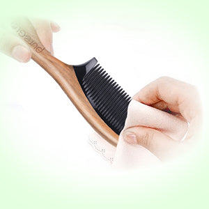 Clean Wooden Hair Comb