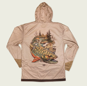 Cutthroat Trout Waters | UPF Hoodie – Lakes Rivers Streams