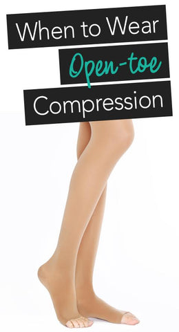 How to Choose Between Open Toe & Closed Toe Compression Socks and Stoc –  REJUVA Health