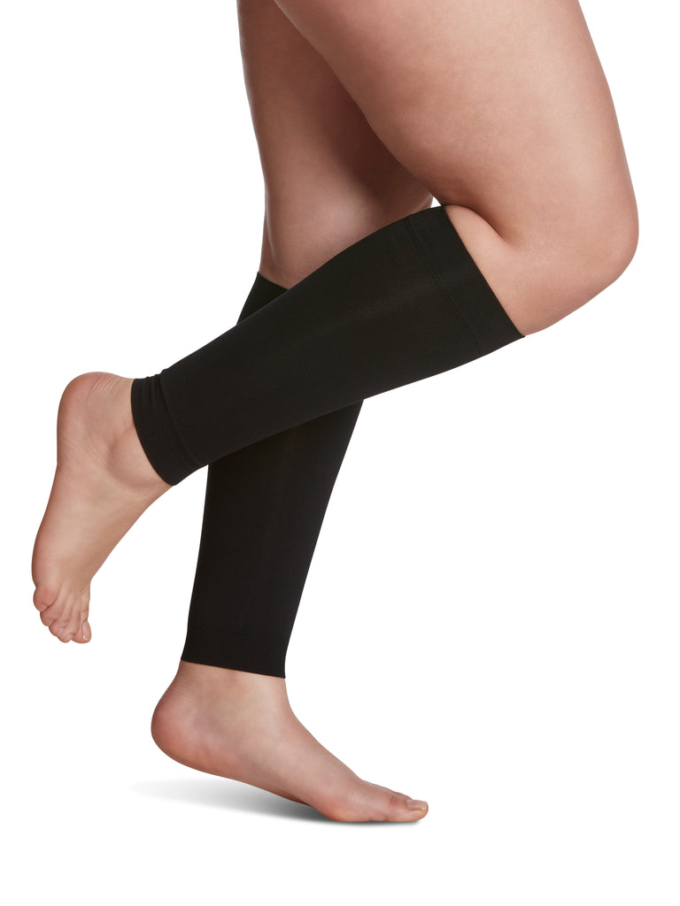 mediven sheer & soft for Women, 30-40 mmHg Panty Closed Toe Compression  Stockings, Ebony, VI-Petite 