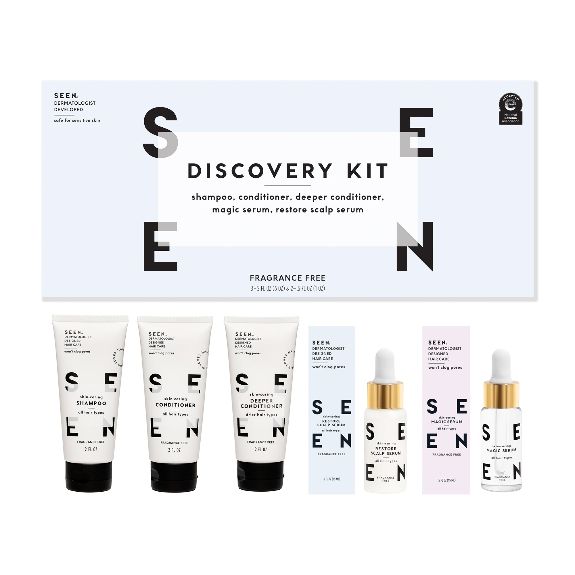 Image of SEEN Discovery Kit, Fragrance Free