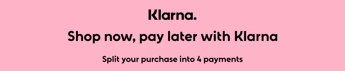 Shop now pay later with Klarna