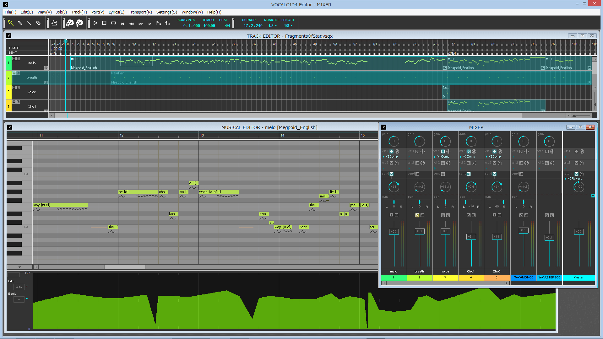 vocaloid 3 editor midi