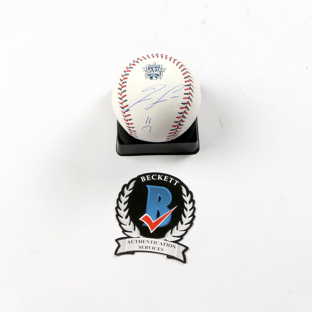  Ronald Acuna Jr. Signed Atlanta 2021 All Star Game Baseball BAS  ITP : Sports & Outdoors