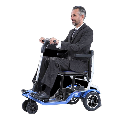 F2 Ultra-Light Foldable Portable Mobility Scooter (39 lb) Axcellence World's Lightest Electric Wheelchairs!