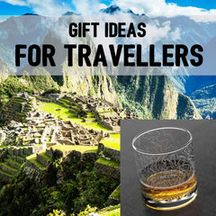 Machu Pichu Engraved Rock Glass with Gift Ideas for Travellers