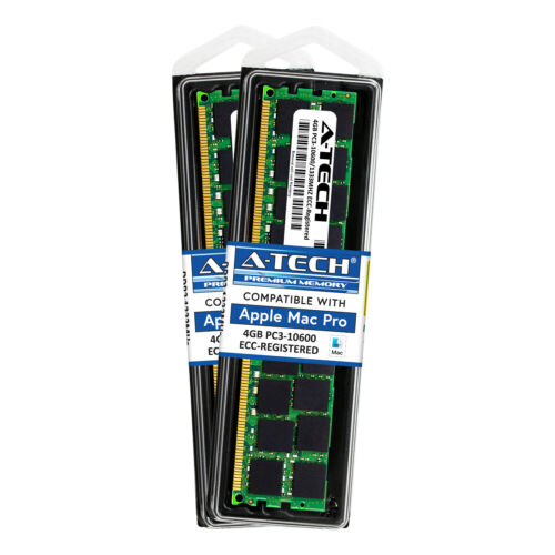 8GB 2 x 4GB ECC Reg RDIMM Memory RAM for APPLE MAC PRO Mid 2010 A1289 MacPro5,1 5053772969858 Memory