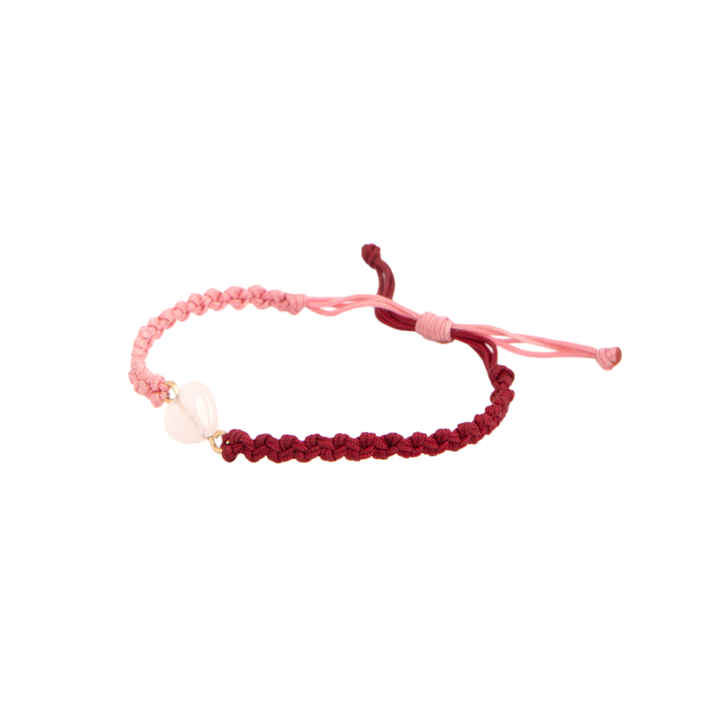 rose quartz friendship bracelet