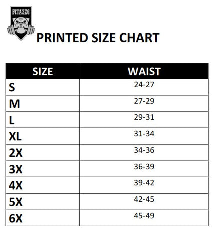 Printed waist trainer