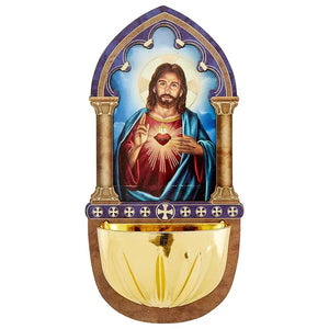 Sacred Heart Holy Water Font