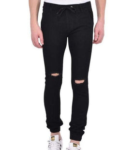 knee cut joggers