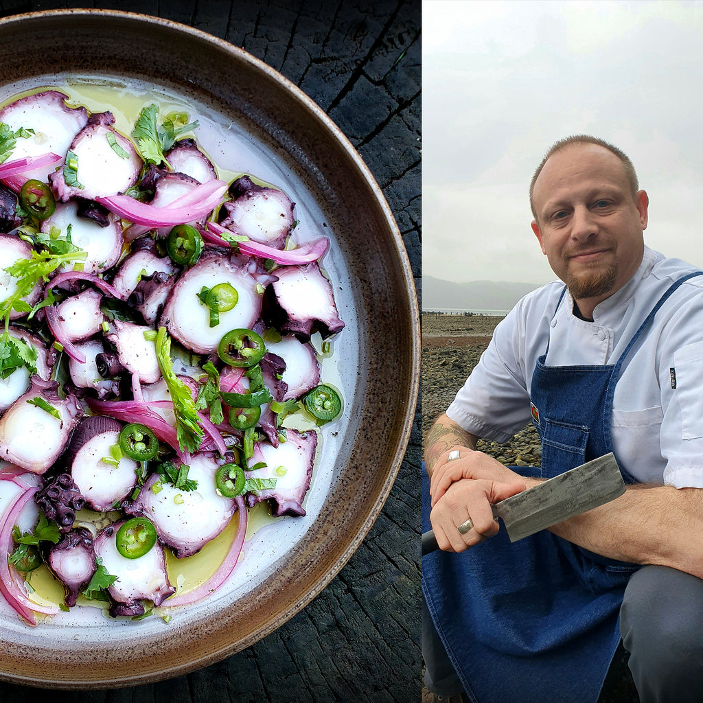 Heads Lifestyle: Chef and the Sea - Sativa soaked Octopus