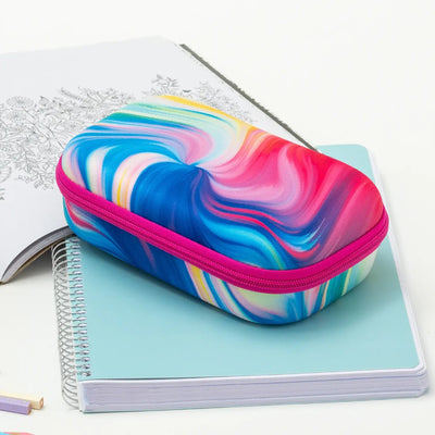 ZIPIT Colorful Rainbow Storage Box for Pencils, Pens, Art Supplies & More!