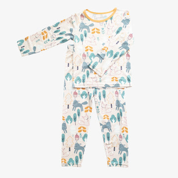 Cherry on Top Two-Piece Bamboo Viscose Pajama Set – Bluebird Baby