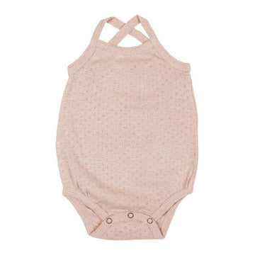 Stone.kin / Women's Contoured Bodysuit Organic Cotton Rib / Camel